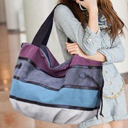 大容量冬款潮流日韩版女包单肩手提包斜挎大包包帆布旅行包行李袋