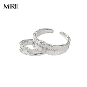mirii秘日怦然心动情侣戒指，925纯银开口小众设计