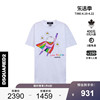 DSQUARED2/D2次方 春夏男士卡通印花趣味潮流休闲棉质短袖T恤