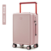 高颜值宽拉杆行李箱pc大容量，铝框d拉杆箱，2o0寸登机箱万向轮旅