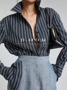 dmon韩国进口90年代经典，秀场叠穿神噐_定纺色织，肌理感防晒衬衫