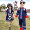 三月三民族服装儿童少数民族名族舞蹈演出服女童壮服服饰广西壮族