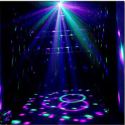 6色音乐魔球遥控声控水晶mp3舞台灯光设备，ktv酒吧闪光灯旋转