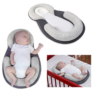婴儿定型枕防偏头纠正新生儿宝宝枕头初生防侧翻床