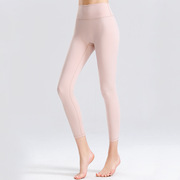 夏季瑜伽裤女性一片式高腰，跑步运动健身裤九分长裤瑜伽套装