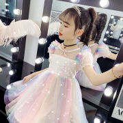 女童公主裙春夏装2022韩版儿童装，洋气连衣裙夏季裙子蓬蓬纱裙