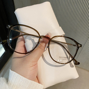 超轻眼镜架女可配有度数近视镜片防蓝光素颜韩版果绿色眼睛镜框潮