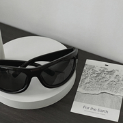 户外骑行眼镜弧度型Y2K太阳眼镜未来感摆拍墨镜男女