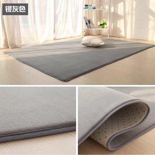 加厚珊瑚绒地毯客厅茶几地毯卧室满铺床边地毯长方形地垫简约现代