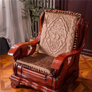 实木沙发垫带靠背加厚海绵四季通用红木质连体老式春秋椅坐垫防滑