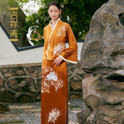 吉祥斋女装御锦扇收身上衣直筒裙长裙中国风中式古风