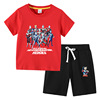 男童短袖套装夏装卡通奥特曼衣服，夏季纯棉薄款，男孩子运动两件套潮