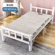 折叠床单人双人床家用出租房专用简易床铁架床1.2米加固加厚1.5米