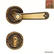 泰好铜锁泰好工房 纯铜简欧式大门卧室内房门锁分体锁TH60-122122