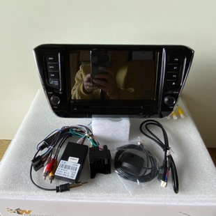 15款斯柯达速派8寸专用小屏dvd导航蓝牙收音，倒车一体机无损