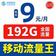 移动流量卡纯流量上网卡无线流量卡5g手机电话卡通用北京