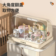 宝宝奶瓶收纳箱婴儿专用沥水架，餐具碗h筷，防尘家用储存收纳盒置物