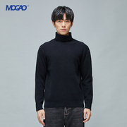 MOGAO/摩高摩高男装2023冬季纯色打底毛衣高领长袖线衫 741135265