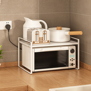小烤箱置物架迷你厨房小型微波炉，架子日式电饭煲，台面收纳架小尺寸