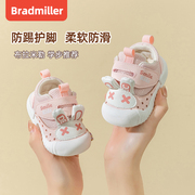 女宝宝学步鞋春季0-1一2岁软底12婴儿鞋，10个月8-9春秋款宝宝鞋子