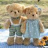 均阳毛绒玩具泰迪熊玩偶，情侣一对女生生日礼物，抱抱公仔睡觉抱枕熊