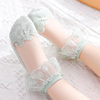 儿童袜子夏季薄款女童水晶袜花边，公主袜宝宝网眼透气冰丝女孩短袜