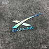 马斯克企业STARLINK贴纸标志汽车电动车电频车电脑箱包贴纸防水