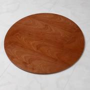 现代简约加厚双面实木餐桌圆桌面板家用酒店圆形中式大圆台面