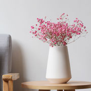 木子西年陶瓷花瓶摆件白色北欧几何造型简约客厅电视柜餐桌装饰品