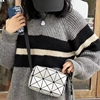 日本BAOBAO丘比特小方包单肩斜挎迷你手机包女包潮菱格盒子包
