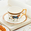 法式轻奢陶瓷咖啡杯欧式奢华咖啡，杯碟套装精致下午茶茶具骨瓷杯子