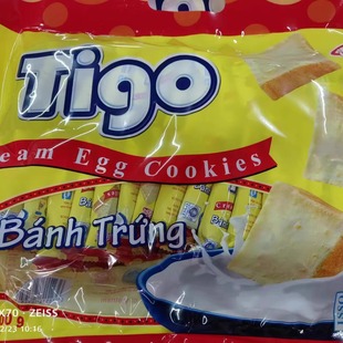 越南特产正宗进口Tigo白巧克力面包干早中晚茶点休闲零食小吃
