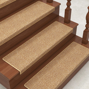 楼梯踏步垫免胶自粘室内专用台阶防滑高级实木，定制别墅阶梯式地毯