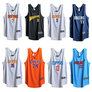 美式篮球服背心透气科比球衣DIY订制欧文比赛运动训练服体恤上衣