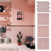 粉红色马赛克厨房背景墙装饰卫生间瓷砖女孩浴室客厅墙砖防滑地砖