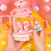 小夜灯手工diy奶油胶玩具儿童女孩子的台灯制作材料包8岁女童礼物