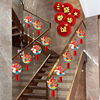 中秋国庆装饰品楼梯扶手挂饰节日气氛围场景布置商场酒店吊饰气球