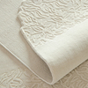 小众设计地毯极简法式浪漫不规则异形轻奢客厅卧室纯白色羊毛地垫