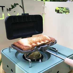 日式户外露营三明治烤盘吐司，夹锅三明治模具双面，不粘煎锅早餐机