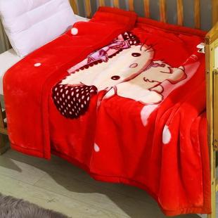 儿童婴儿毛毯小被子双层加厚冬季幼儿园午睡可礼盒装送礼新生宝宝
