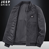 jeep吉普夹克男士冬装，短款棒球领加厚灯芯绒上衣服春秋季外套