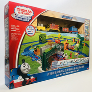 托马斯电动火车百灵顿码头，法轨道套装男孩儿童益智玩具礼物
