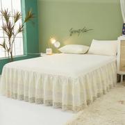 公主床罩床裙式单件蕾丝花边，欧式1.5m1.8x2.0米，2.2床套防滑保