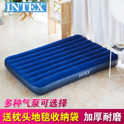 intex充气床垫家用双人加大加厚气垫床，单人户外折叠午休便携水床