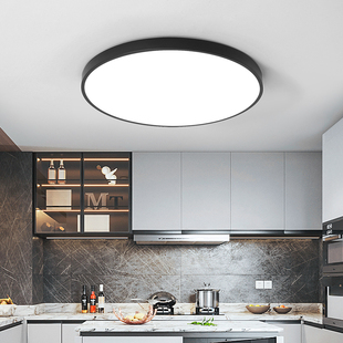 厨房吸顶灯led灯2022超薄家用圆形厨房，用超亮现代简约厨房灯