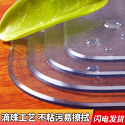 桌面pvc软玻璃透明茶几，垫桌布防水防油防烫免洗塑料水晶板餐桌垫