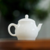 羊脂玉白瓷功夫茶壶陶瓷家用小号迷你泡茶壶单个壶泡茶器约100ml