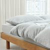 良品天竺棉寝具套装条纹无印日式纯棉裸睡四件套卧室1.8m床单床罩