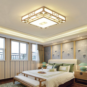 新中式亚克力LED吸顶灯创意卧室灯温馨书房灯现代中国风铁艺灯具