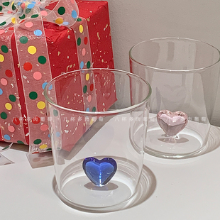 八杯葡萄 高硼硅手工玻璃耐热情侣爱心礼物创意小众网红